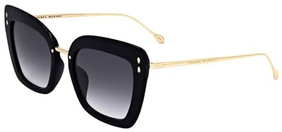ISABEL MARANT IM 0083/G/S Brille, Black Gold, 53 für Damen, Schwarz gold, 66