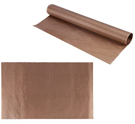 HERCHR Tapis De Cuisson Antiadhésif, 2 Pièces Demi-Feuilles De Poêle, Doublures De Four, Lavables Et Réutilisables, Tapis De Cuisson pour Barbecue, 60 X 40 Cm