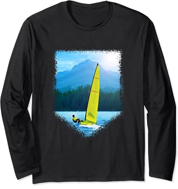 Dinghy Segelboot Opti Segeln Langarmshirt
