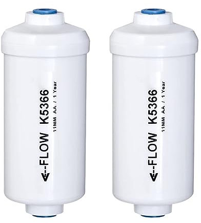 Lot de 2 filtres à eau fluorure K5366 , compatibles avec les éléments de nettoyage du système de filtration à eau par gravité