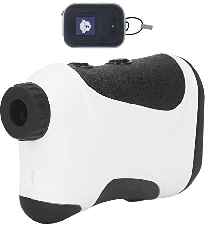ANKROYU Golf Entfernungsmesser Mit Rampe, Vielseitiger 7 Fach Zoom Laser Entfernungsmesser, Fortschrittliche Pulse Vibration Nadelsucher Technologie, Präziser Magnetischer Golf Entfernungsmesser