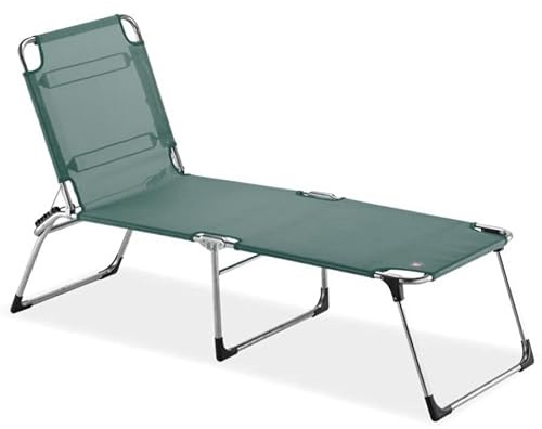 fiam Amigo XL40 Sonnenliege aus Aluminium und Textilene, Salbeigrün