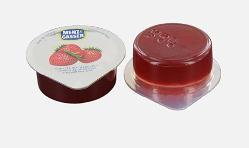 Menz & Gasser - Jam Portions (Plastic) (100 x 20gm, Strawberry)