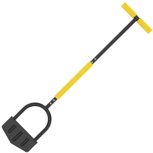 Edger Lawn Tool Ergonomic Manual Edgers with T Grip Handle Steel Hand Lawn Edging Tool Heavy Duty Multipurpose Manual Edgers for Sidewalk Yard Garden Border Lawn !(black)