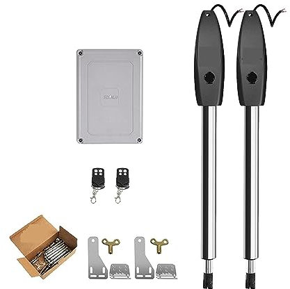 MEIVIYA Ouvre-Portail électrique 400KG Automatique Double Bras électrique Porte battante ouvre-Porte opérateur Moteur actionneur Plus Proche ouvre-Porte battante for Le contrôle d'accès(KIT NO13)