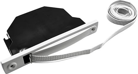 DOJA Barcelona | Avvolgitore da Incasso per Tapparelle | 14mm | Avvolgitore Tapparella Incasso | Bianco | Copertura in Poliammide | Ricambi per Avvolgibili per Corda Tapparella Facile da Montare