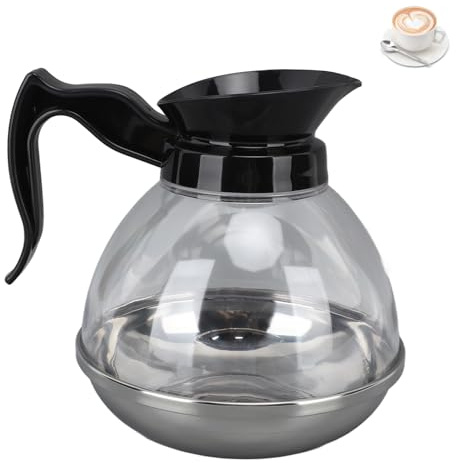 lvifloae Glass Replacement Coffee Carafe, 1.2QT ABS Universal Coffee Maker Pot with Comfortable Handle and Tight Fit Spout