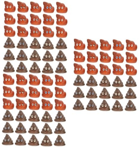 VICASKY 180 STK Poop-Spielzeug hühner Spielzeug gieskanne kinderspielzeug Funny Toys gefälschter KOT für Plüsch-Kotspielzeug Requisiten für Babypoop-Streiche Partyspielzeug für Kinder PVC