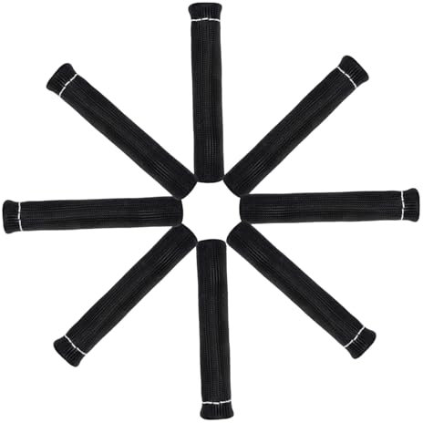 Gatuida Auto-zünddraht 8er-set Hitzeschutz Schwarz Fiberglas Drahttrenner Drahtteiler