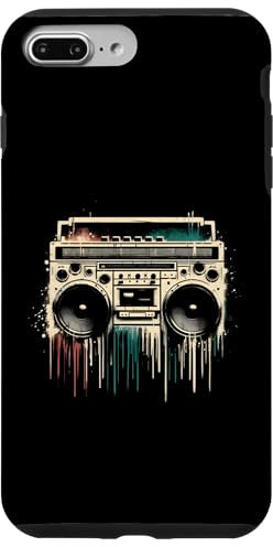 Retro Boombox - Vintage-Ghettoblaster, Musikliebhaber der alten Schule Hülle für iPhone 7 Plus/8 Plus