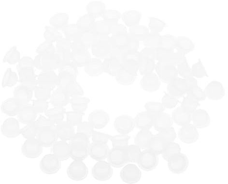 PACKOVE 100pièces Bouchons Pour Bouteilles Huiles Essentielles Bouchons Intérieurs Sans Étanchéité Filetés Transparents Pour Bouteilles Aromathérapie Réutilisables