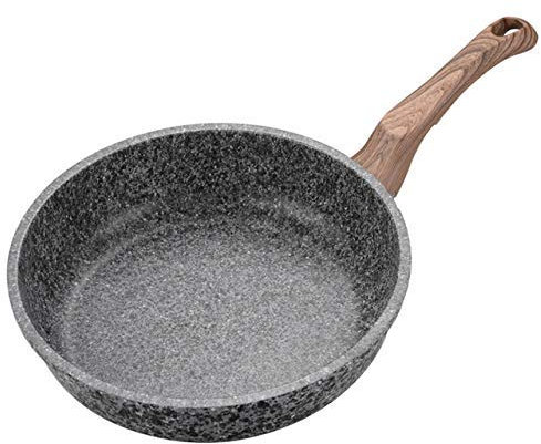 CQIKRWGWS Verdickte Bratpfanne, Antihaft-Steinbratpfanne, 20 cm Pfannkuchenpfanne, Steakpfanne, Gas-Induktionsherd, elektrisches Küchenkochgeschirr