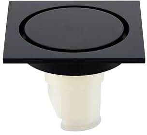 VNJUGF Coprivalvola antiodore for scarico a pavimento, sifone for doccia, scarichi for cucina, bagno, lavanderia, accessori for il bagno wanglan(schwarz)