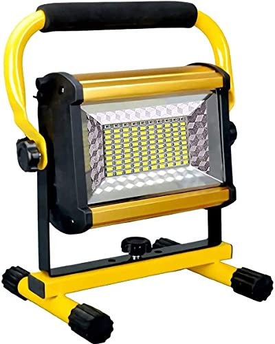 SBCGFY Projecteur LED 100 W Rechargeable avec 4 Modes d'éclairage | Projecteur étanche IP65 pour Jardin, Garage, éclairage de sécurité extérieur
