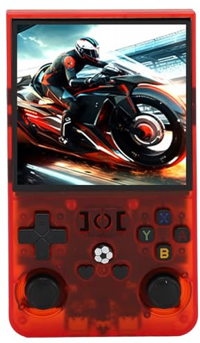 Keenso Consola de Juego de Mano Pantalla IPS de 4 Pulgadas 720x720 Retro Gaming Player para Amante de los Juegos Portátiles (64GB)