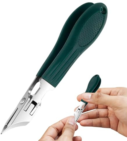 Schräger Nagelknipser | Für Dicke Zehennägel Und Harte Nägel | Slant Edge Nagelknipser, Slant Edge, Anti-Spritzer, Dicker Zehennagelknipser Robuste Ergonomische Für Salon, Reise, Zuhause, Männer, K
