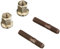 Naraku Set de boulons d'échappement avec Écrous M6 x M6
