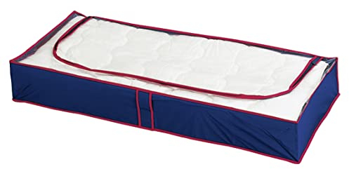 Maximex 4380040500 Cómoda Bajo Cama, Juego de 4, Azul/Roj