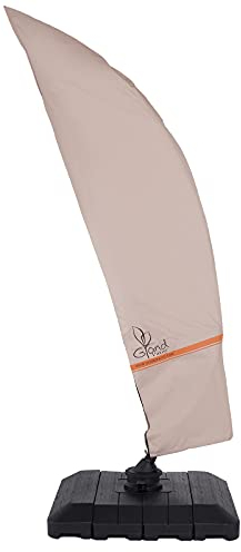 Grand patio Sonnenschirm Schutzhülle, Ampelschirm Schutzhülle 3 bis 3.5 m Große Sonnenschirm Abdeckung Oxford-Gewebe Wasserdicht Staubdicht UV-Beständiges