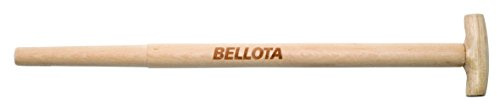 Bellota M 5501 MSB M5501MSB - Mango de Madera sin Barnizar, Negro/Gris/Marrón