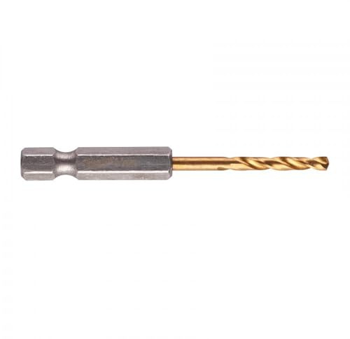 Milwaukee SHOCKWAVE Red Hex HSS-G Titanium Drill Bit 3mm x 65mm 48894763 x2 Pcs