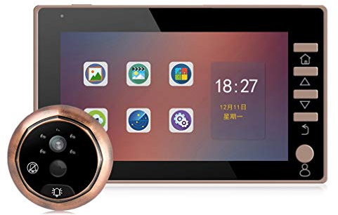 ARCH Espectador De La Puerta Digital con Pantalla LCD 4.5inch Monitor, Video Mirillas Digitales para Puertas, Visión Nocturna, For Villa Casa Oficina Apartamento Sistema De Seguridad Casero