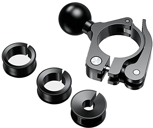 Sptchapn 1'' Kugelhalterung Zubehör passend für Lenker mit einem Durchmesser von 0,5 bis 1,26, werkzeuglos zu installieren Lenkerkugelhalterung Kompatibel mit RAM Halterungen（R18*1）