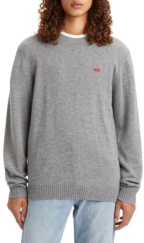 Levi's herr Sweatshirt Original Housemark Sweater, Mid Tone Grey Heather, M