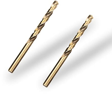 Meccion HSS Cobalt Jobber Drill Bit 2pcs 7.0mm Twist Drill Bit for Drilling Stainless Steel and Metal