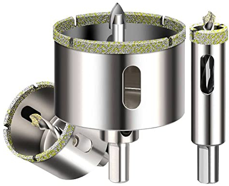 1 Stück 16-100 mm Lochsäge Kernbohrer Öffner Schneidwerkzeuge für Mable Keramikglas mit Zentrierbohrer, 65 mm