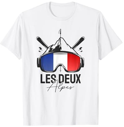 Ski Rétro Les Deux Alpes France T-Shirt