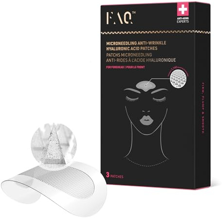 FAQ Microneedling-Stirnpflaster – Hyaluronsäure, 3 Stück | Stirnpflaster, Microneedling, Hyaluronsäure, Stirnfalten, Auflösende Nadeln, Nachtpflege, Vegan, Tierversuchsfrei