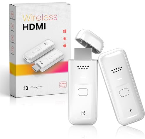 Transmetteur et récepteur HDMI sans fil pour transmettre des vidéos et audio sur PC/ordinateur portable à moniteur/TV Box/projecteur, transmission sans fil 2,4 G/5G, Plug & Play