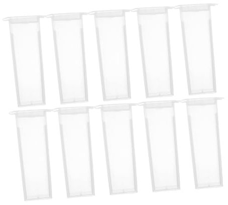 MUCKLILY 20stücke Objektträger-aufbewahrungsbox Aus Organizer Für Mikroskop-slides Feuchtigkeitsbeständiger Halter Für Krankenhäuser Und Schulen