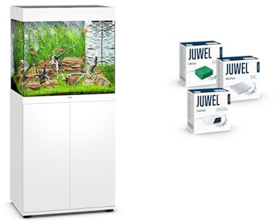 JUWEL Aquarium Lido 120 Kombination Weiß Premium-Bundle