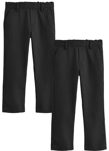 NEXT Jungen Hosen für die Schule im Regular Fit Schwarz 110