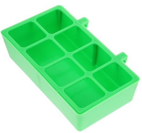 Homoyoyo Ciotola per Uccelli in Plastica Supporto per Cibo per Gabbia Contenitore per Alimenti per Pappagalli Mangiatoia Antisporco Lavabile e Riutilizzabile per Colombe e Altri Uccelli