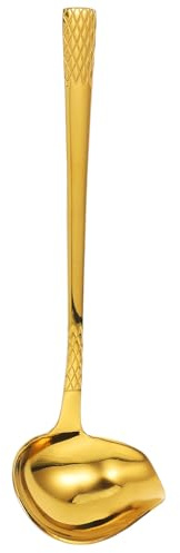 SHOWERORO Cucchiaio Mestolo in Acciaio Inossidabile a Becco D'anatra Creativo per Cucina Domestica Impugnatura Comoda e Design Elegante per Servire Salse e Oli