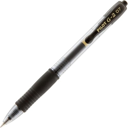 Pilot - G-2 - Bolígrafo Tinta De Gel - Negro - Punto Medio - (Caja 12 unidades)