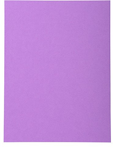 Exacompta Paquet de 100 Chemises Semi Rigides Forever® 170 g/m2 Lilas