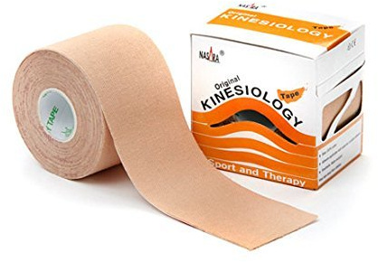 Nasara® Original Kinesiology Tape Sport Tape 2 Rollen in Einer Packung, beige