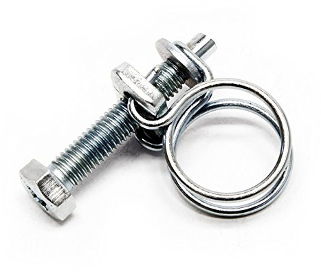 Drahtschlauchschellen Schlauchschellen W1 24-28 mm 1,8 mm M5x30 Spiralschlauch