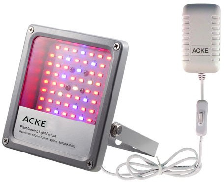 ACKE LED Grow Lights Full Spectrum,Plant Lights，Growing Lamps 12W for Indoor Plants,Hydropoincs