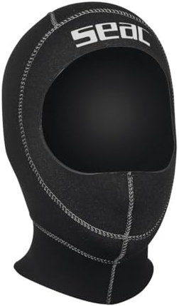 Seac våtdräkt huva standard för herrar'- damer' 3 mm kvalitet neopren - dykning, snorkling