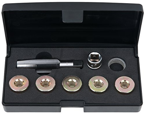 KS Tools 150.4935 Ölablassschrauben-Gewindereparatur-Satz, 12-tlg. M18 x 1,5
