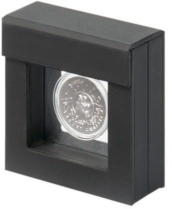 LINDNER Das Original Objektrahmen Nimbus 50, Rahmeninnenmaße 50 x 50 mm, schwarz