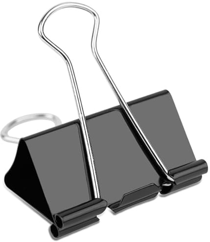 Ufmarine Extra Large Binder Clips 2 inch, (72 Pcs) Big Paper Clips for Office