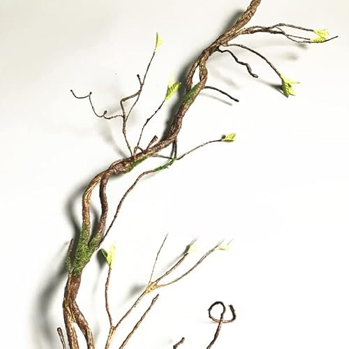 FUBESK Branches de saule artificielles bouclées de 80 cm, branches d'arbre artificielles en rotin pour décoration de maison, jardin