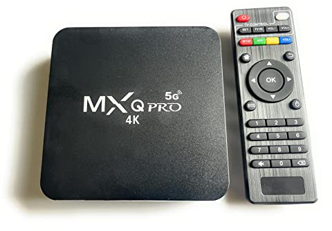ZUMKUNM Android TV Box Quad Core 4K 3D 2.4G 5G WiFi HDMI DLNA Smart MINI PC with Pre-Installed apps Makes Your TV a Smart TV(2G/16G)