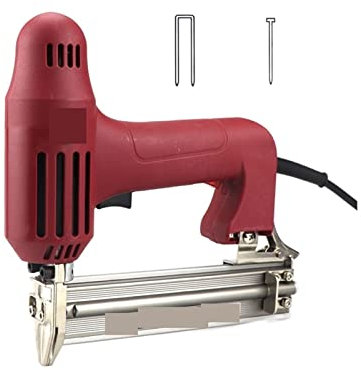 Framing Nailer F30/422 2 in 1 Powerful Electric Staple Nail Guns Stapler Furniture Frame Carpentry Wood working Tools Depth Adjustment
